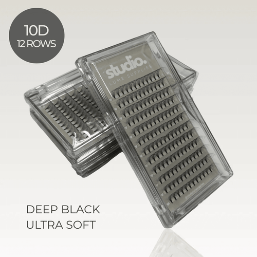 10D Premade Lashes | Acrylic Trays - Studio Lume Supplies